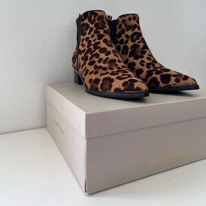 Marc Fisher Leopard Print Ankle Boots